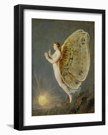 Floating Psyche (Oil on Oakwood)-Johann Heinrich Wilhelm Tischbein-Framed Giclee Print