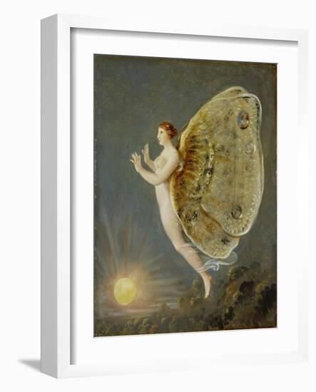 Floating Psyche (Oil on Oakwood)-Johann Heinrich Wilhelm Tischbein-Framed Giclee Print