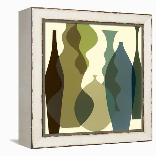 Floating Vases III-Mary Calkins-Framed Premier Image Canvas