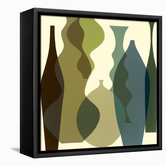 Floating Vases III-Mary Calkins-Framed Premier Image Canvas