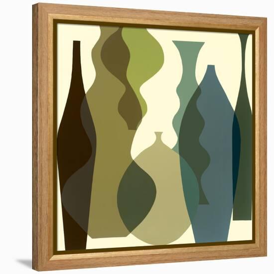 Floating Vases III-Mary Calkins-Framed Premier Image Canvas