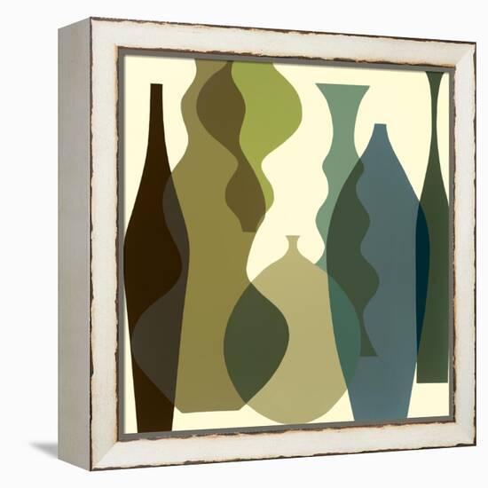 Floating Vases III-Mary Calkins-Framed Premier Image Canvas