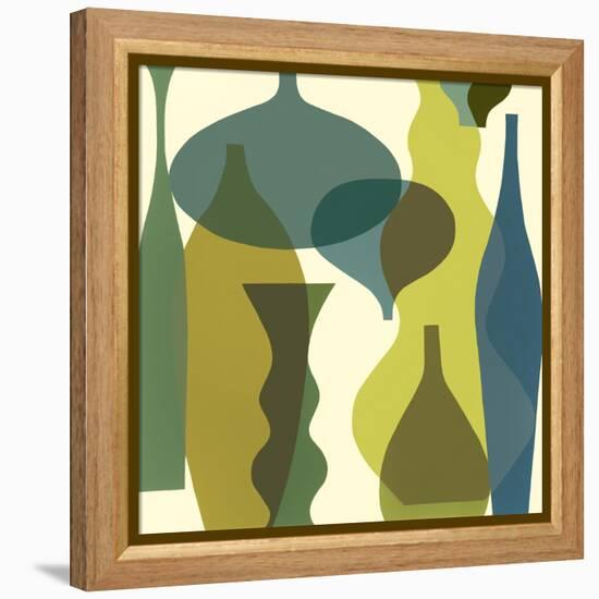 Floating Vases IV-Mary Calkins-Framed Premier Image Canvas