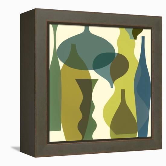 Floating Vases IV-Mary Calkins-Framed Premier Image Canvas