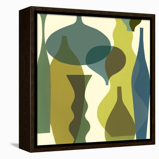 Floating Vases IV-Mary Calkins-Framed Premier Image Canvas