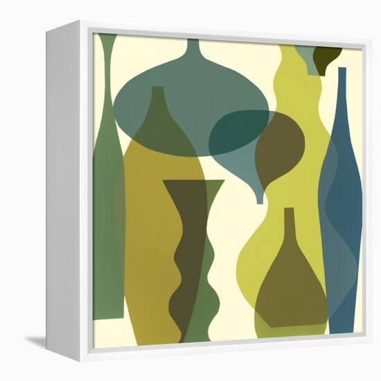 Floating Vases IV-Mary Calkins-Framed Premier Image Canvas