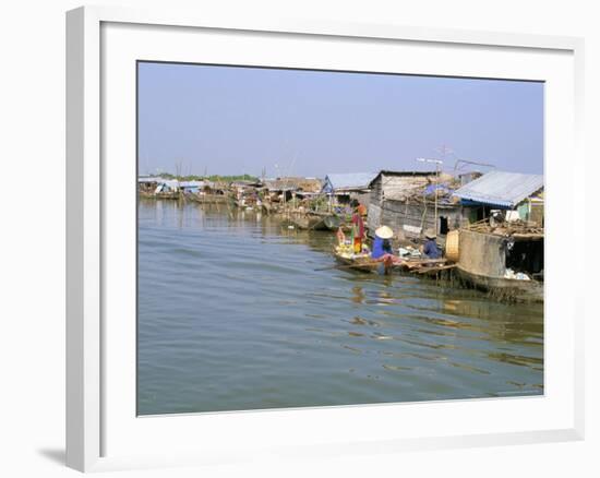 Floating Village of Chong Kneas, Lake Tonle Sap, Near Siem Reap, Cambodia-Richard Ashworth-Framed Photographic Print