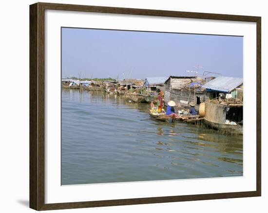 Floating Village of Chong Kneas, Lake Tonle Sap, Near Siem Reap, Cambodia-Richard Ashworth-Framed Photographic Print