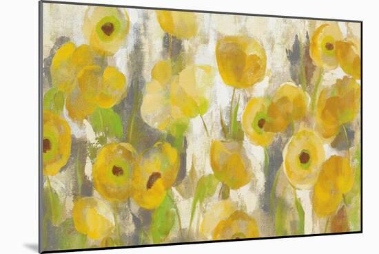 Floating Yellow Flowers I Crop-Silvia Vassileva-Mounted Art Print