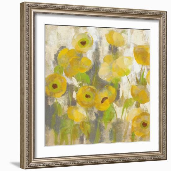 Floating Yellow Flowers IV-Silvia Vassileva-Framed Art Print