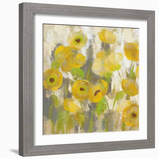 Floating Yellow Flowers IV-Silvia Vassileva-Framed Art Print