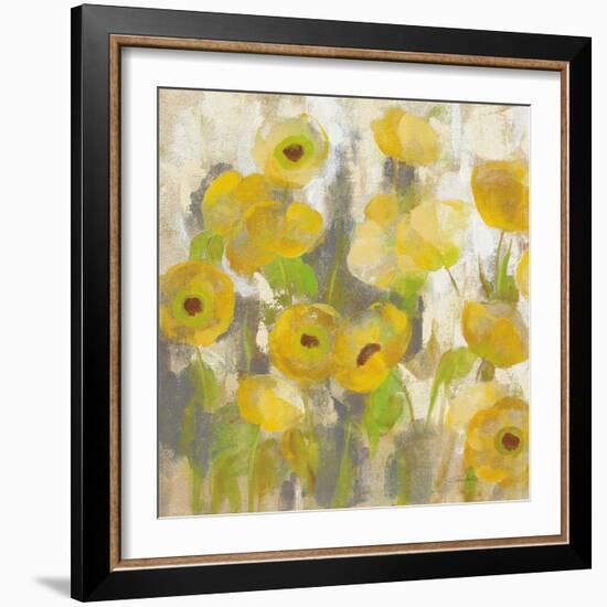 Floating Yellow Flowers IV-Silvia Vassileva-Framed Art Print