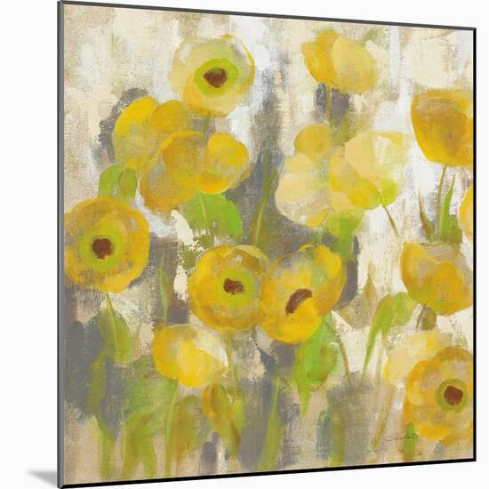 Floating Yellow Flowers IV-Silvia Vassileva-Mounted Art Print