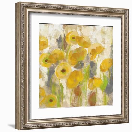 Floating Yellow Flowers V-Silvia Vassileva-Framed Art Print