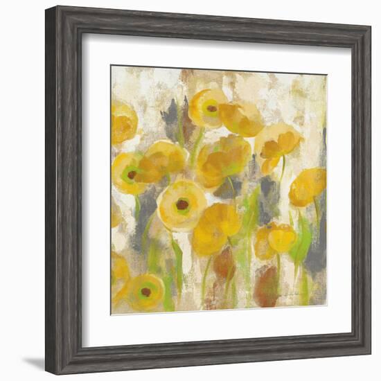 Floating Yellow Flowers V-Silvia Vassileva-Framed Art Print