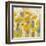 Floating Yellow Flowers V-Silvia Vassileva-Framed Art Print