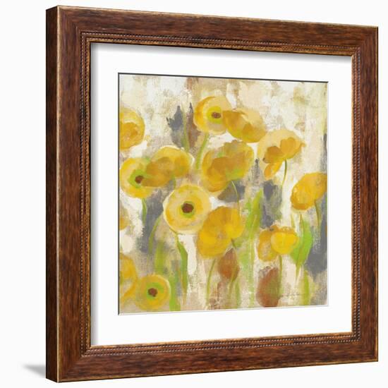 Floating Yellow Flowers V-Silvia Vassileva-Framed Art Print