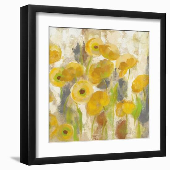 Floating Yellow Flowers V-Silvia Vassileva-Framed Art Print