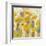 Floating Yellow Flowers V-Silvia Vassileva-Framed Art Print