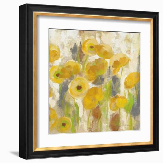 Floating Yellow Flowers V-Silvia Vassileva-Framed Art Print