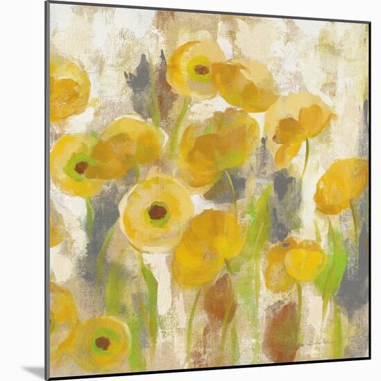 Floating Yellow Flowers V-Silvia Vassileva-Mounted Art Print