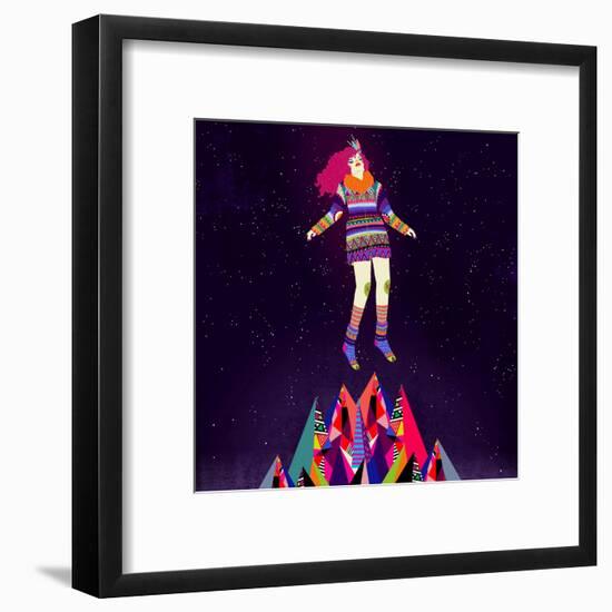 Floating-Diela Maharanie-Framed Art Print