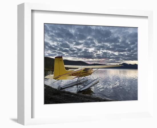 Floatplane, Takahula Lake, Alaska, USA-Hugh Rose-Framed Photographic Print