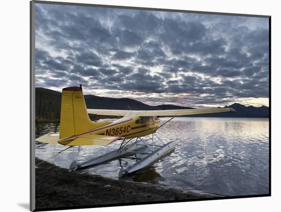 Floatplane, Takahula Lake, Alaska, USA-Hugh Rose-Mounted Photographic Print