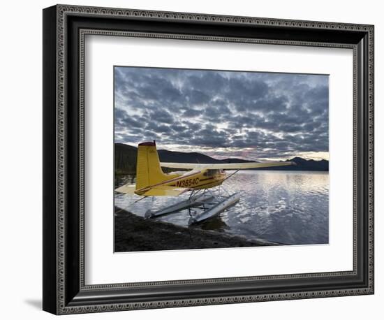 Floatplane, Takahula Lake, Alaska, USA-Hugh Rose-Framed Photographic Print