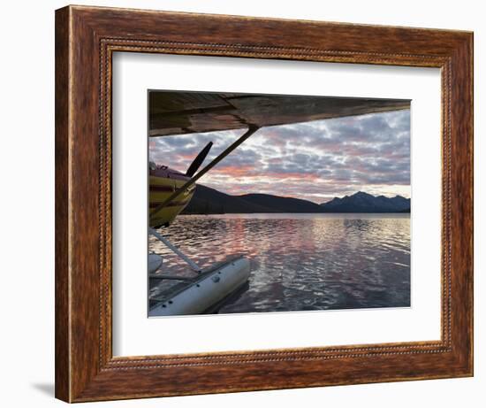 Floatplane, Takahula Lake, Alaska, USA-Hugh Rose-Framed Photographic Print