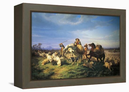 Flock, 1861-Filippo Palizzi-Framed Premier Image Canvas