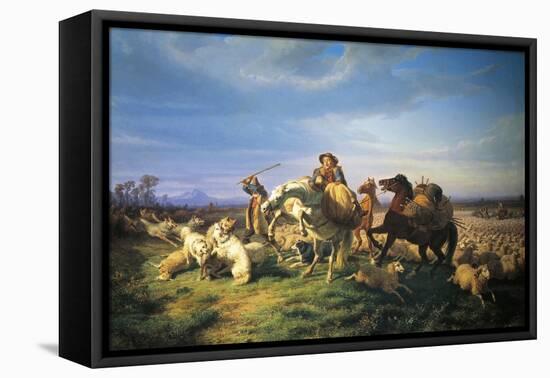 Flock, 1861-Filippo Palizzi-Framed Premier Image Canvas
