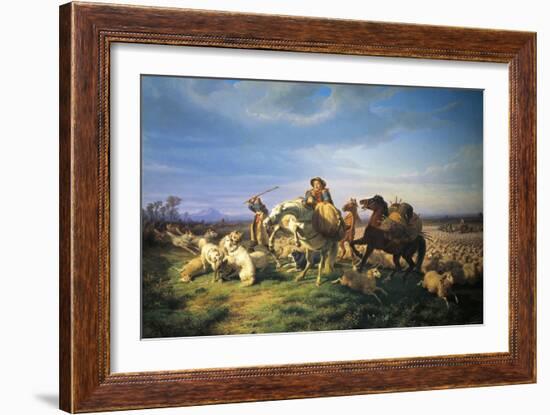 Flock, 1861-Filippo Palizzi-Framed Giclee Print