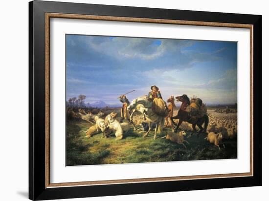 Flock, 1861-Filippo Palizzi-Framed Giclee Print