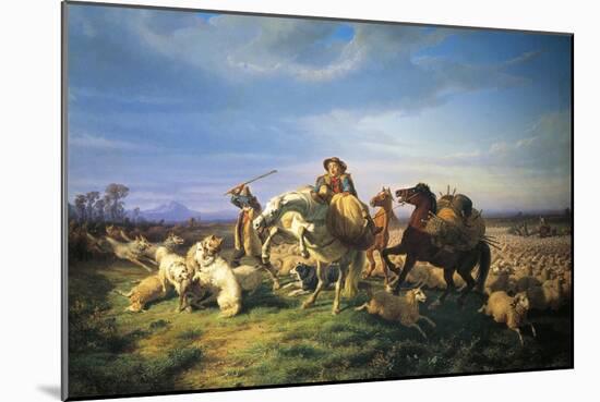 Flock, 1861-Filippo Palizzi-Mounted Giclee Print