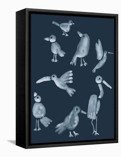 Flock II-Alicia Longley-Framed Stretched Canvas