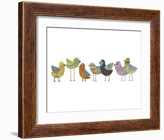 Flock No. 1-John W^ Golden-Framed Art Print