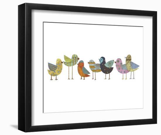 Flock No. 1-John W^ Golden-Framed Art Print