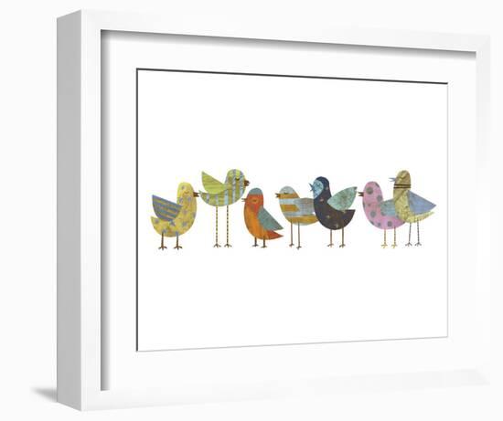 Flock No. 1-John W^ Golden-Framed Art Print