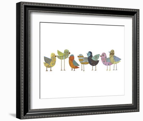 Flock No. 1-John W^ Golden-Framed Art Print