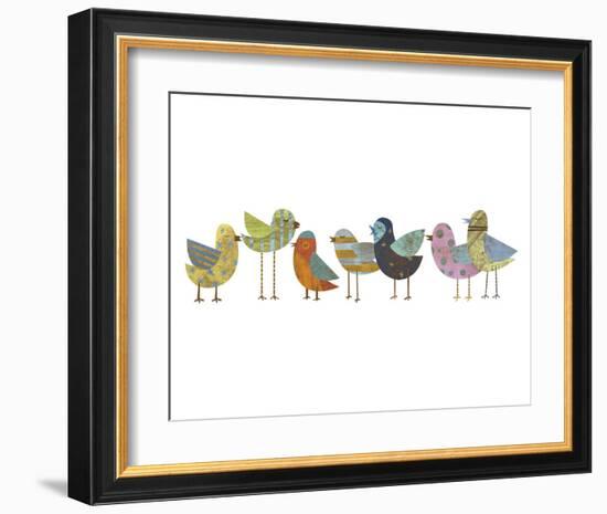Flock No. 1-John W^ Golden-Framed Art Print