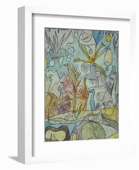 Flock of Birds; Vogelsammlung-Paul Klee-Framed Giclee Print