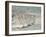 Flock of White Pelicans on Sandbar, Placida, Florida, USA-Arthur Morris-Framed Photographic Print