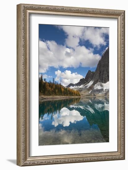 Floe Lake Reflection I-Alan Majchrowicz-Framed Art Print