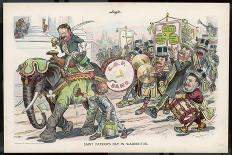 Theodore Roosevelt 26th American President Celebrating St. Patrick's Day in Washington-Flohri-Art Print
