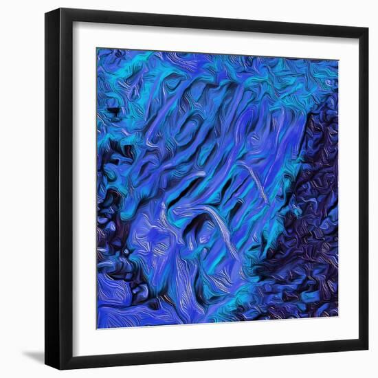 Flood, 2021 (digital)-Scott J. Davis-Framed Giclee Print