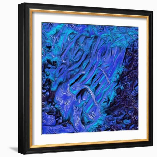 Flood, 2021 (digital)-Scott J. Davis-Framed Giclee Print