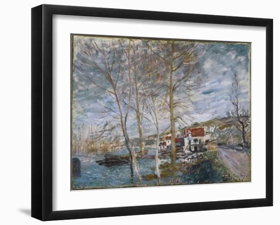 Flood at Moret (Inondation À More), 1879-Alfred Sisley-Framed Giclee Print