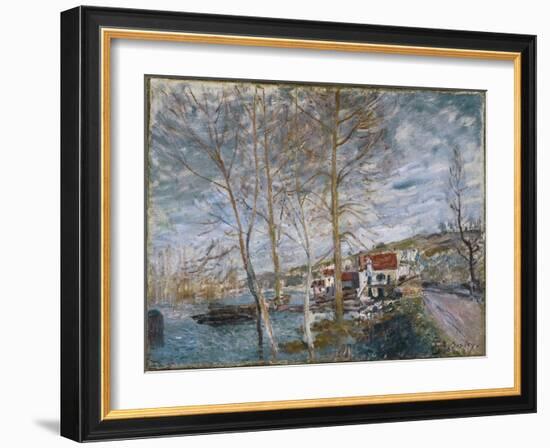 Flood at Moret (Inondation À More), 1879-Alfred Sisley-Framed Giclee Print