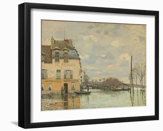 Flood at Port-Marly, 1872-Alfred Sisley-Framed Giclee Print